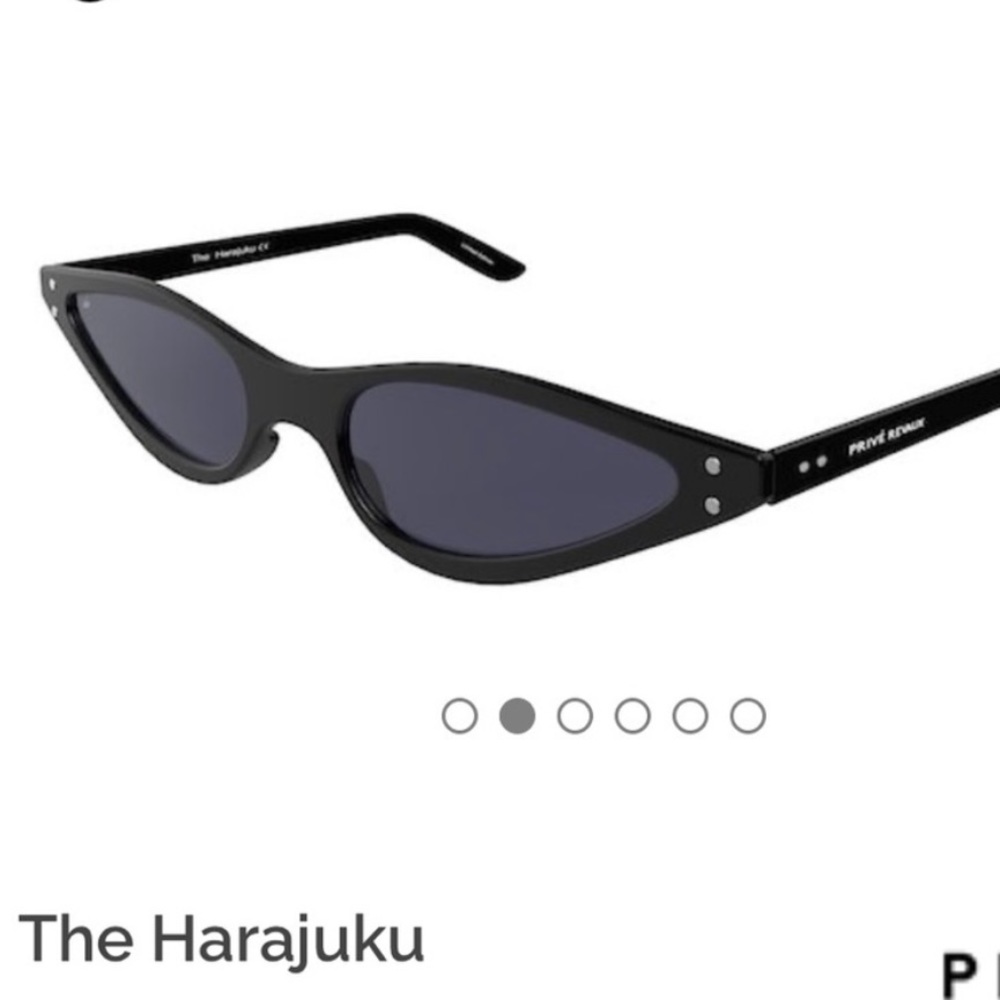 NWT black sunglasses the Harajucu style from Prive Revaux